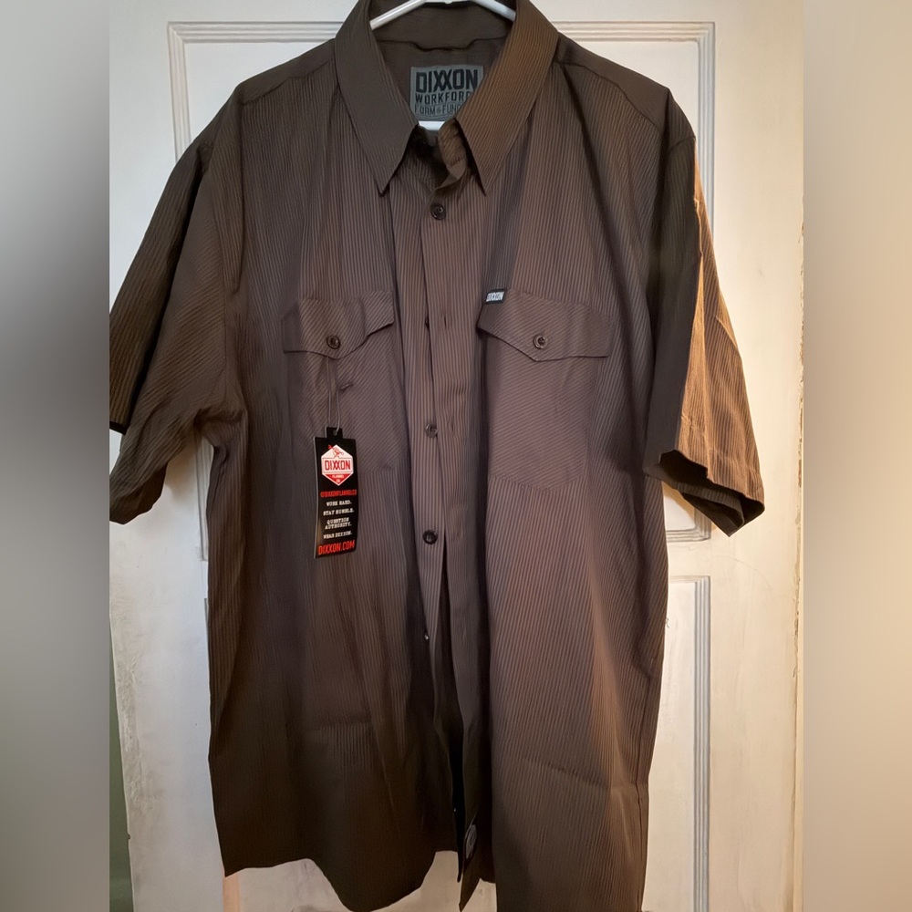 DIXXON Brown Short Sleeve Shirt